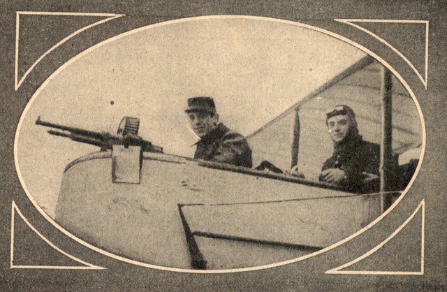 Emile Stribick , pilote et Antide Viot, observateur .